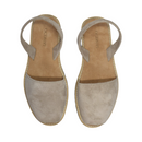 Leather Avarcas recycled. Perfect for summer and perfect for the beach. Madonna Leather, comfortable, soft.